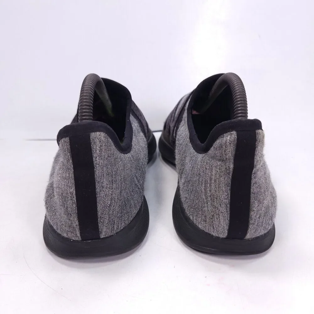 Skechers Goga Max Lite Athletic Slip On Shoe Womens Size 9.5 14751 Gray Black